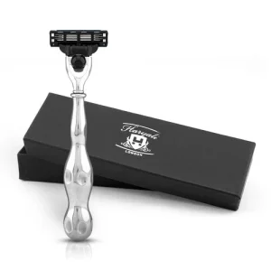 Premium 3'Edge Safety Razor–Traditional Wet Shaving Razor for Men, Safety Razors